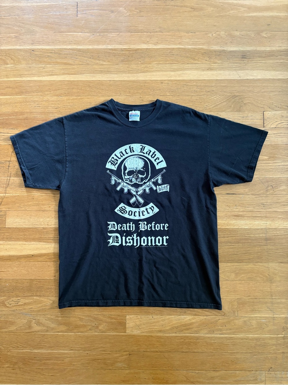 Vintage Black Label Society Death Before Dishonor Hanes T Shirt Tee Men’s Large